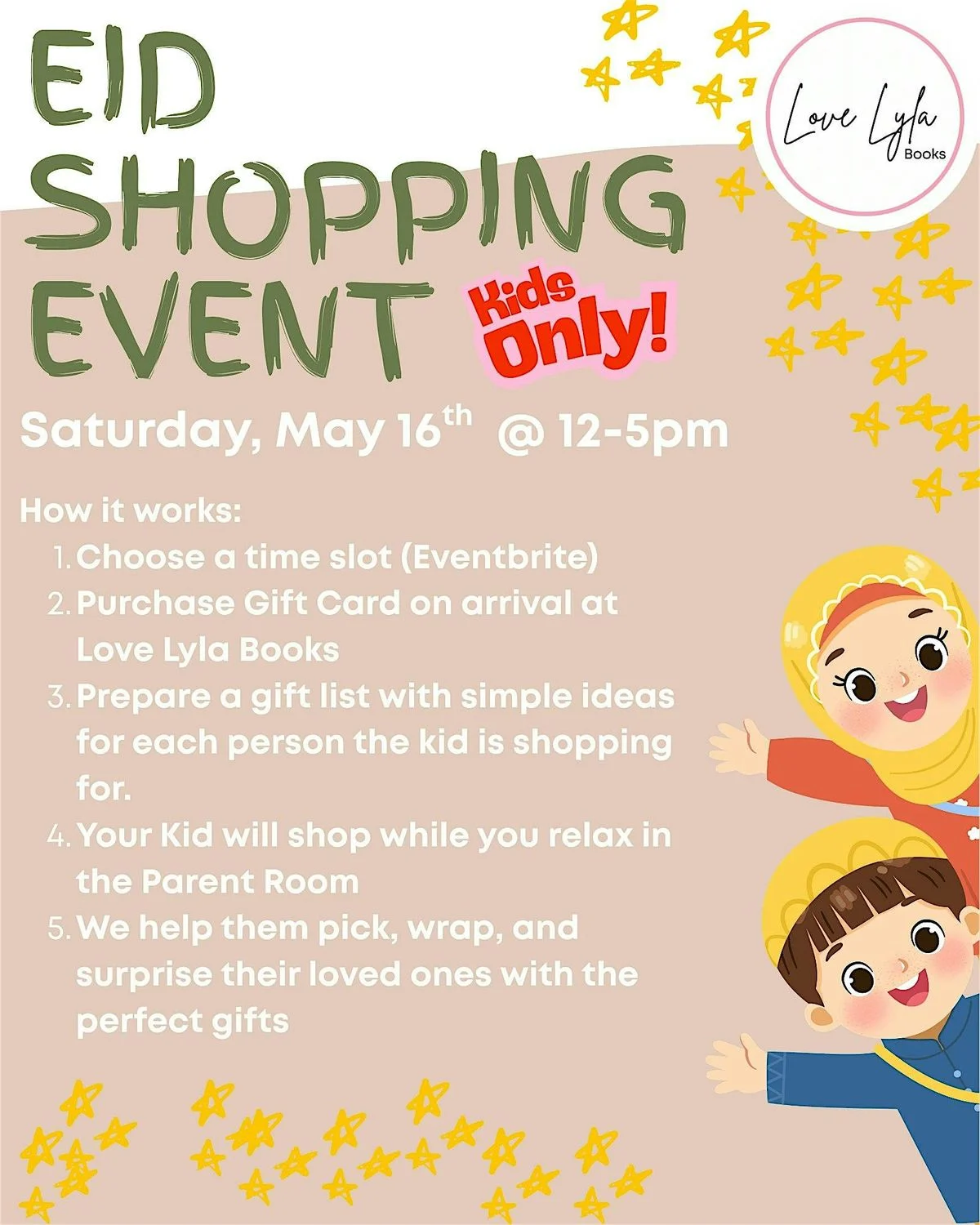 Love Lyla Books's Kids Eid Shopping Event